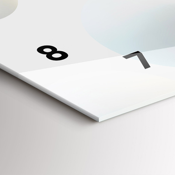 Vízszintes üvegóra Labdák absztrakt