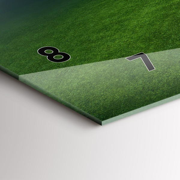 Vízszintes üvegóra Futballpálya