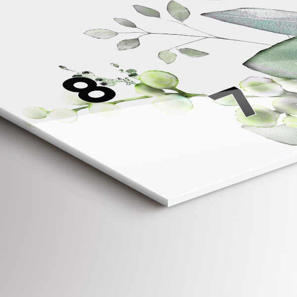 Vízszintes üvegóra Növények levelei