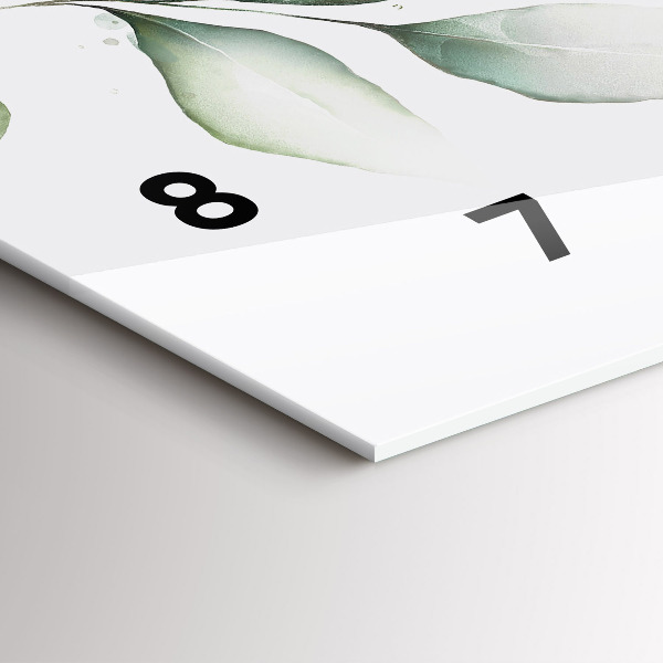 Vízszintes üvegóra Absztrakciós levelek