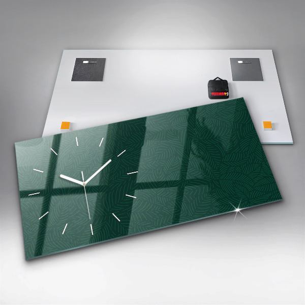 Vízszintes üvegóra Levélminta