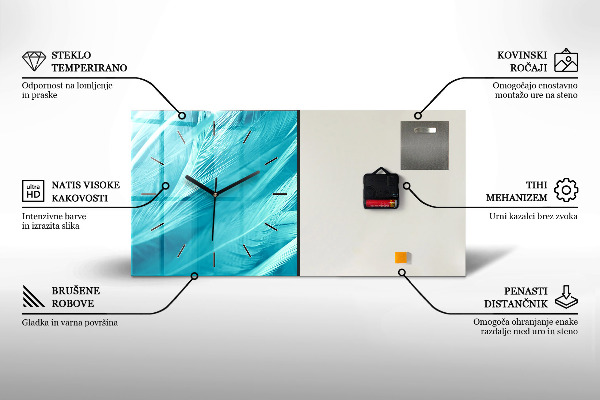 Vízszintes üvegóra Tégla világtérkép