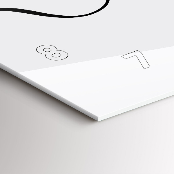 Vízszintes üvegóra Kaland felirat