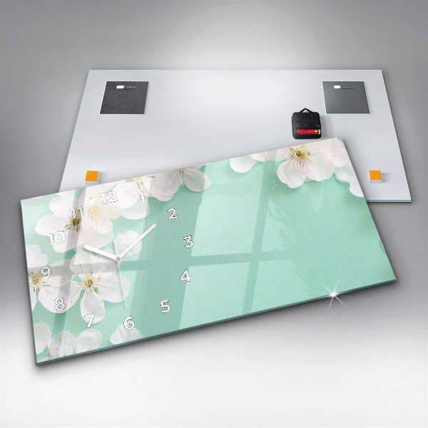 Vízszintes üvegóra Virágzó százszorszépek