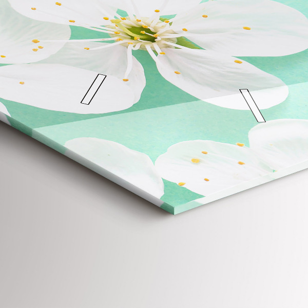 Vízszintes üvegóra Virágzó százszorszépek