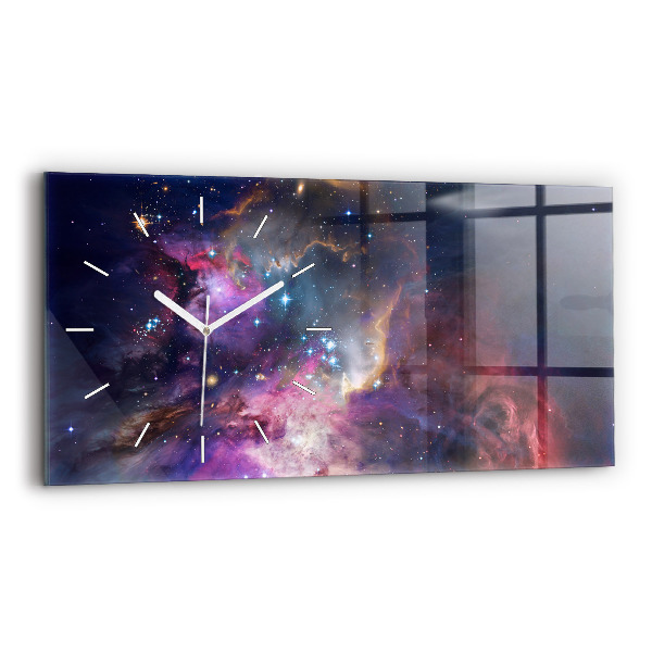 Vízszintes üvegóra Galaxis világ