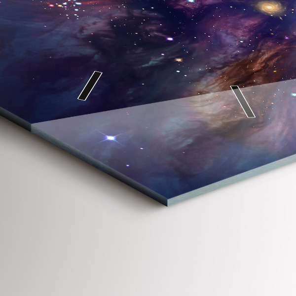 Vízszintes üvegóra Galaxis világ