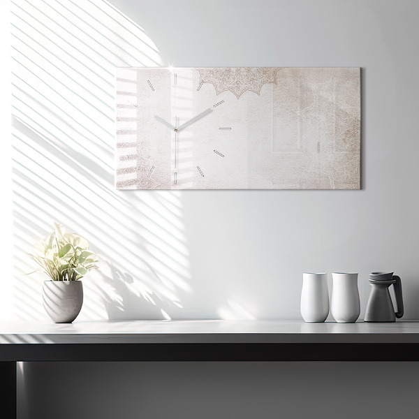 Vízszintes üvegóra Dekoratív minta