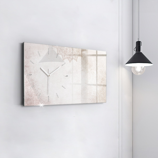 Vízszintes üvegóra Dekoratív minta