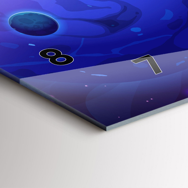 Vízszintes üvegóra Bolygók galaxis