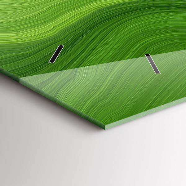 Vízszintes üvegóra Modern hullámok