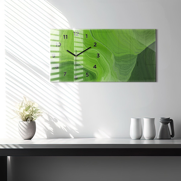 Vízszintes üvegóra Modern hullámok