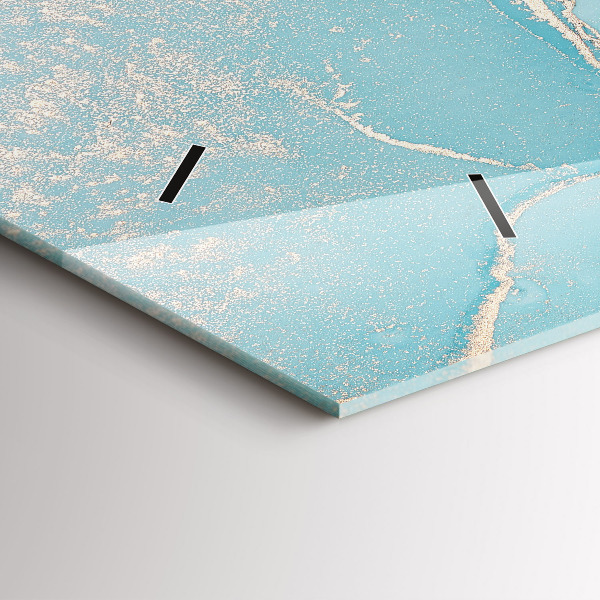 Vízszintes üvegóra Dekoratív márvány