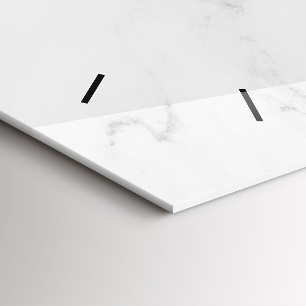 Vízszintes üvegóra Márvány