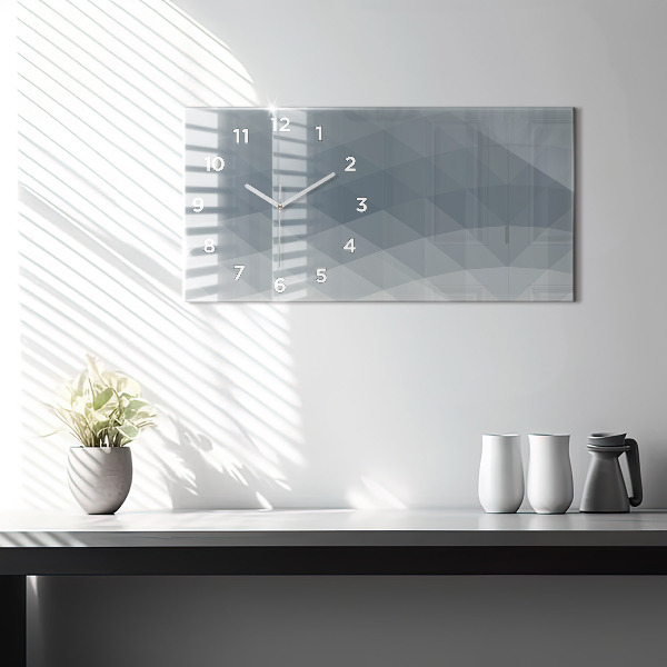 Vízszintes üvegóra Hullám absztrakció