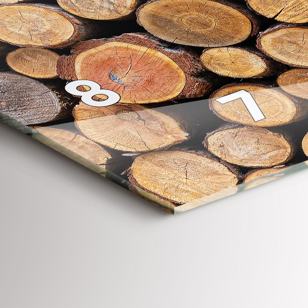 Vízszintes üvegóra Fa gyűrűk