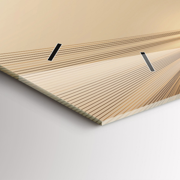 Vízszintes üvegóra Absztrakt fény