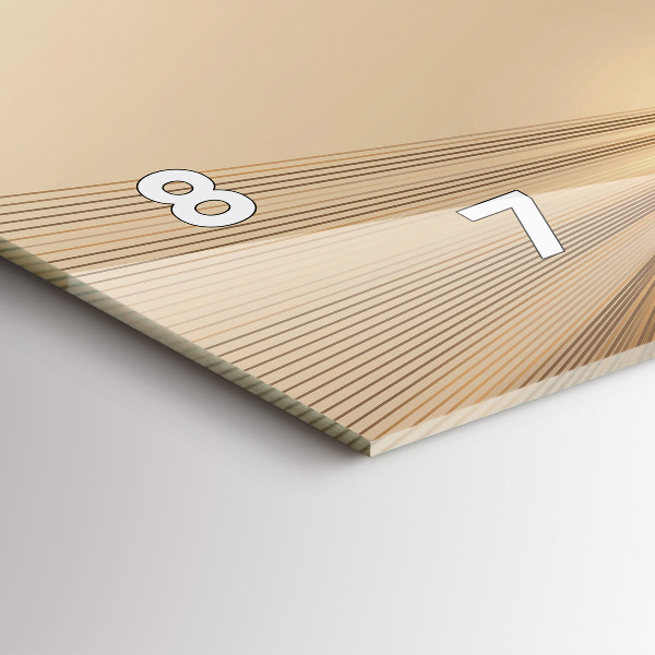 Vízszintes üvegóra Absztrakt fény