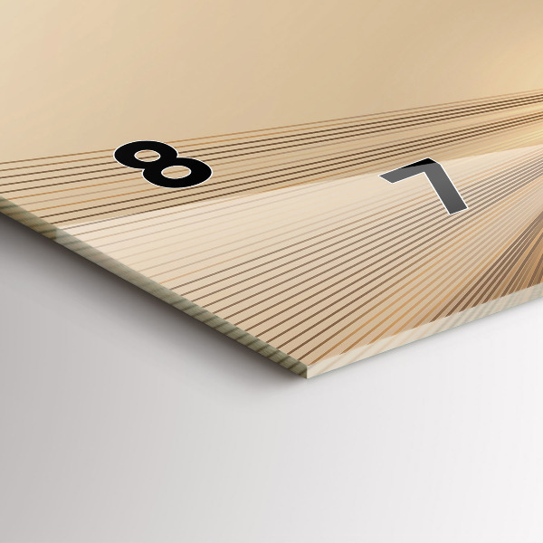 Vízszintes üvegóra Absztrakt fény