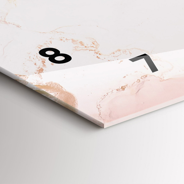 Vízszintes üvegóra Absztrakt festészet