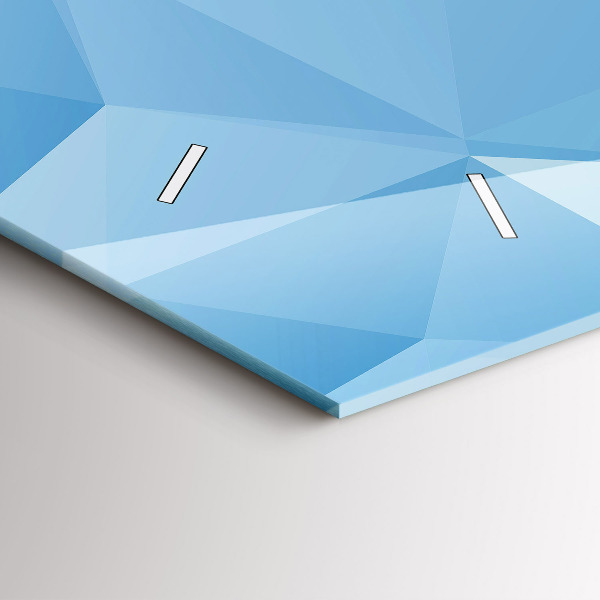 Vízszintes üvegóra Háromszögek absztrakt