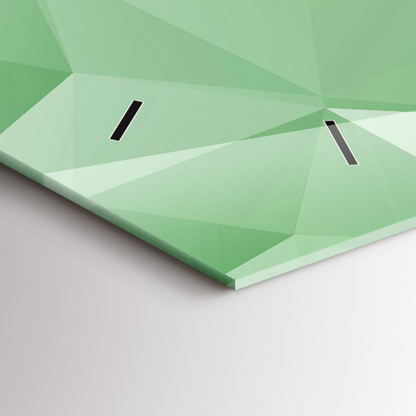 Vízszintes üvegóra Háromszögek absztrakt