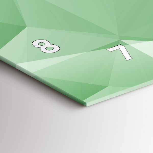 Vízszintes üvegóra Háromszögek absztrakt