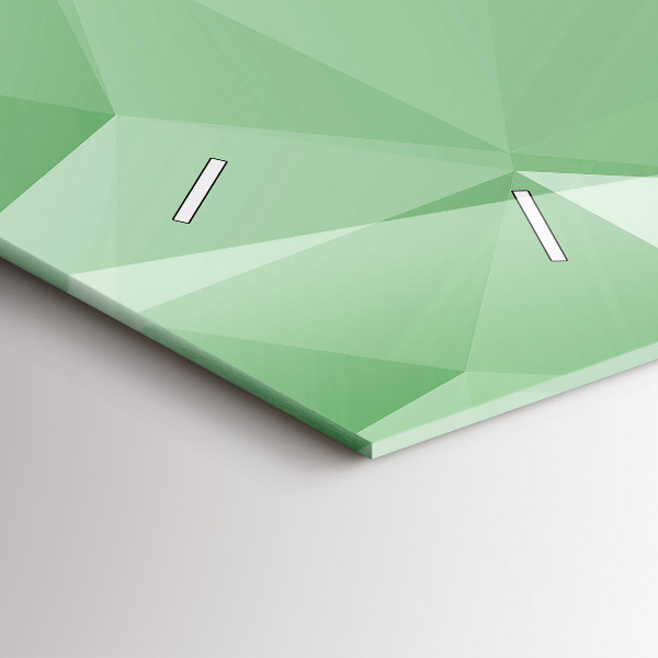 Vízszintes üvegóra Háromszögek absztrakt