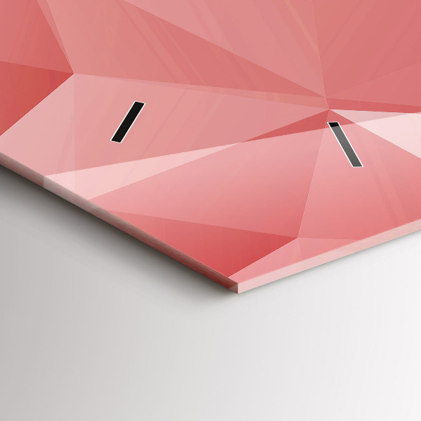 Vízszintes üvegóra Háromszögek absztrakt