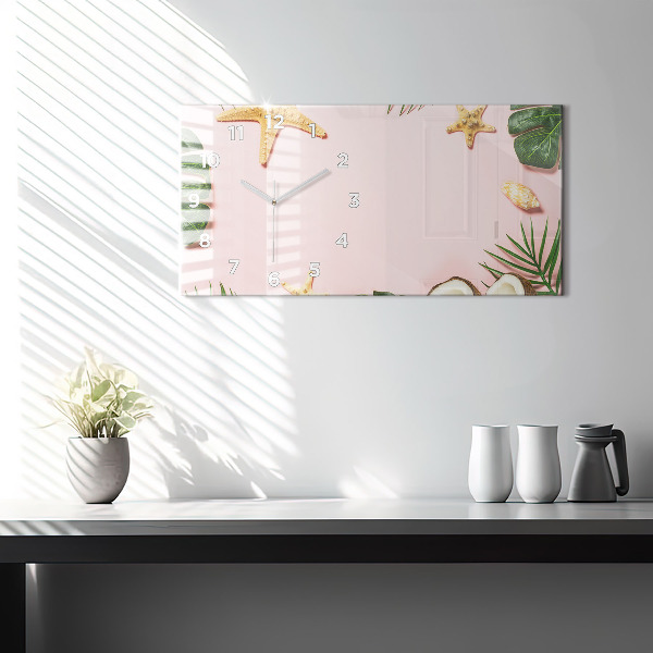 Vízszintes üvegóra Nyári hangulat