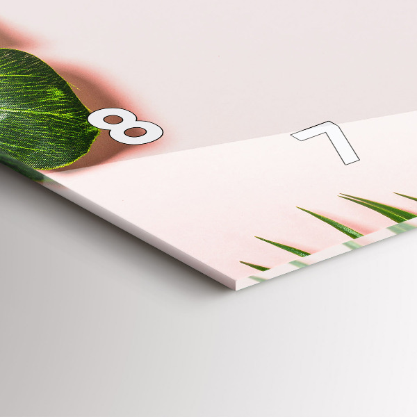 Vízszintes üvegóra Nyári hangulat