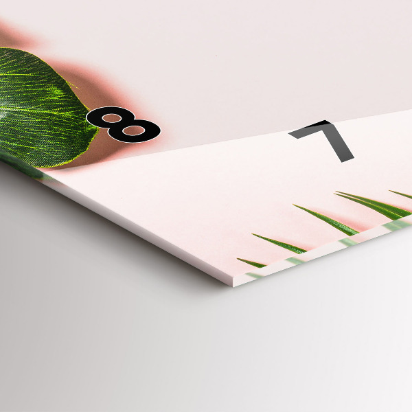 Vízszintes üvegóra Nyári hangulat