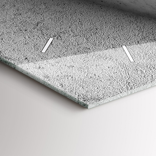 Vízszintes üvegóra Absztrakciós háromszögek