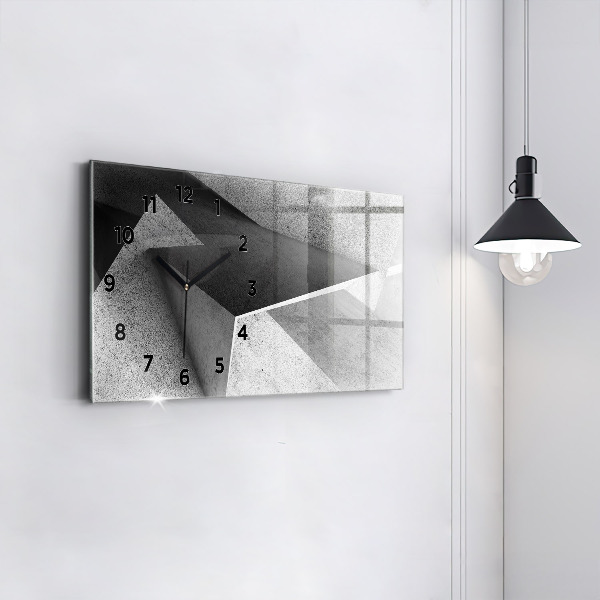 Vízszintes üvegóra Absztrakciós háromszögek