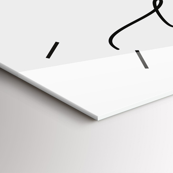 Vízszintes üvegóra A felirat légy önmagad