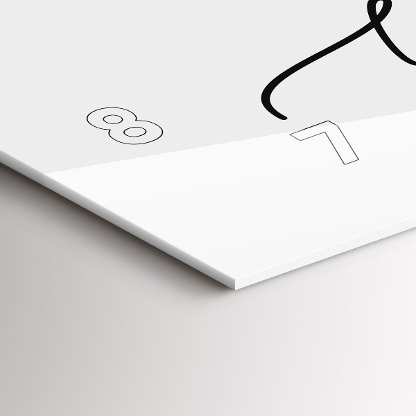 Vízszintes üvegóra A felirat légy önmagad