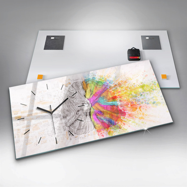 Vízszintes üvegóra Absztrakciós agy