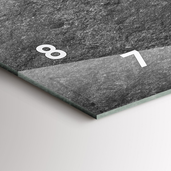 Vízszintes üvegóra Vulkáni kőzet