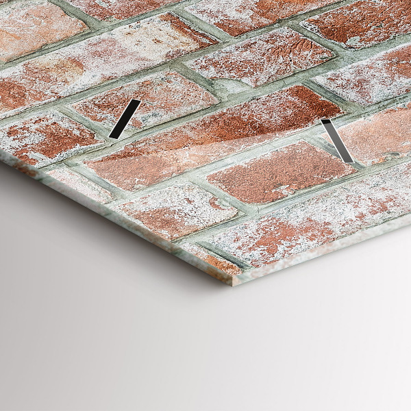 Vízszintes üvegóra Téglafal