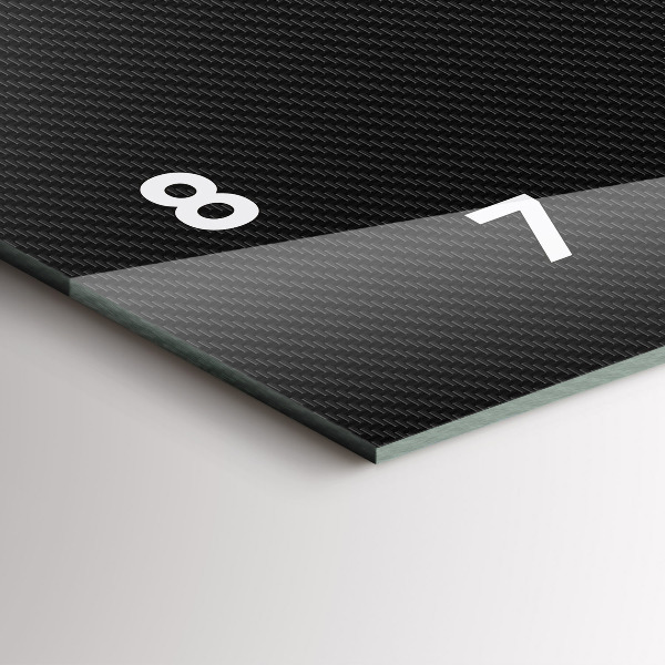 Vízszintes üvegóra Sötét absztrakció