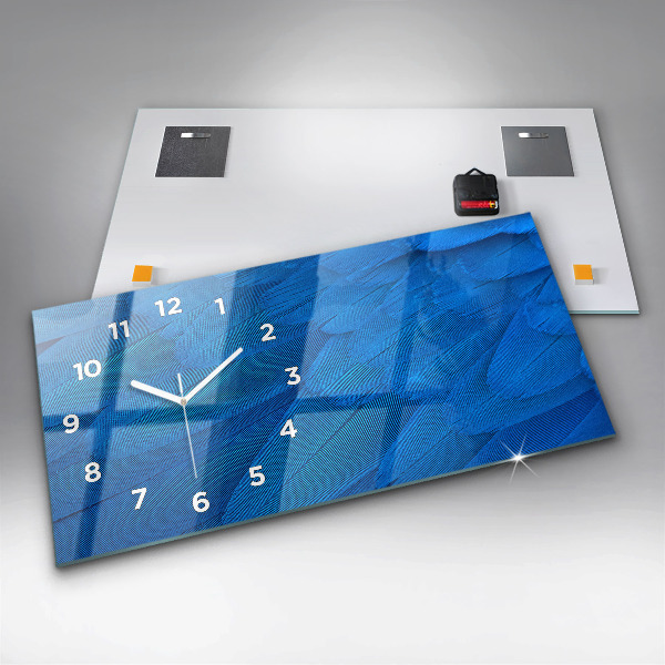 Vízszintes üvegóra Madár toll