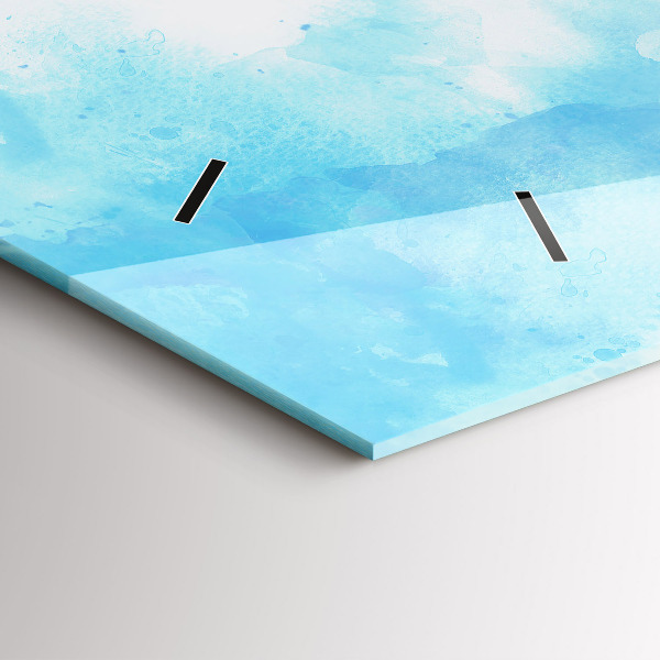 Vízszintes üvegóra Festett foltok