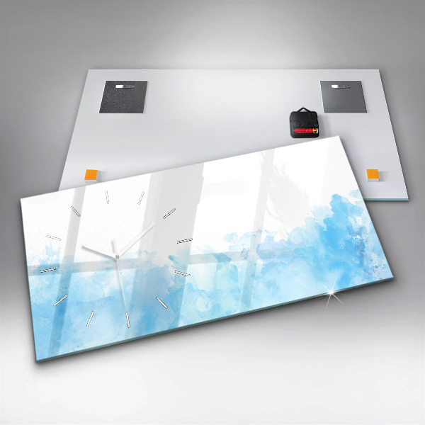 Vízszintes üvegóra Festett foltok