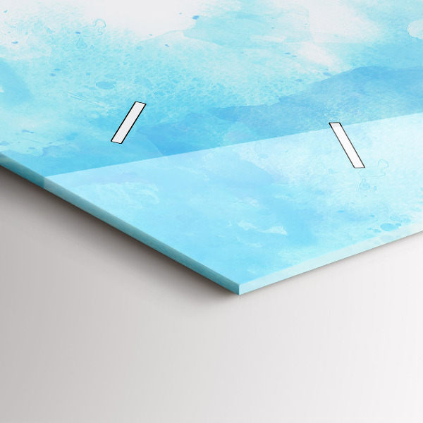 Vízszintes üvegóra Festett foltok