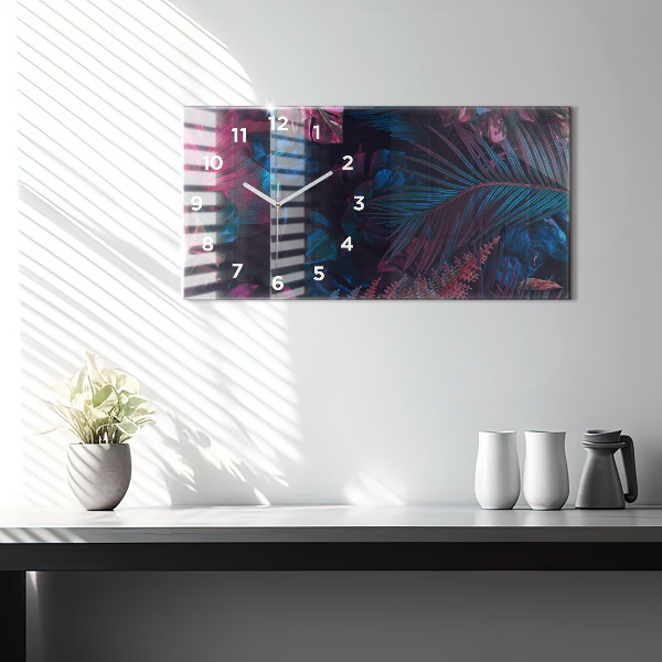 Vízszintes üvegóra Egzotikus virágok