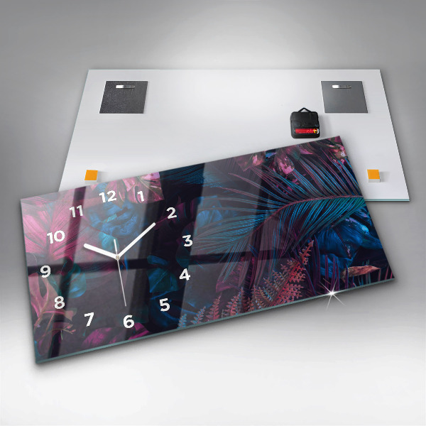 Vízszintes üvegóra Egzotikus virágok