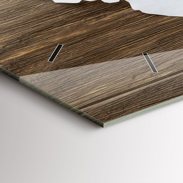 Vízszintes üvegóra Világtérkép táblákon