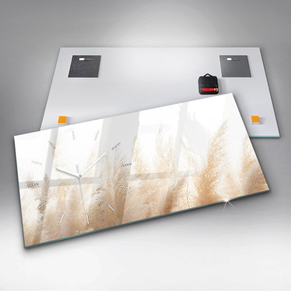 Vízszintes üvegóra Gabona absztrakció