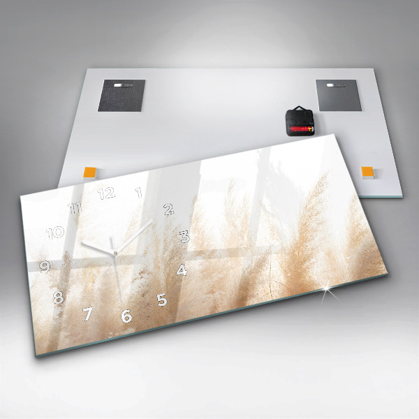 Vízszintes üvegóra Gabona absztrakció