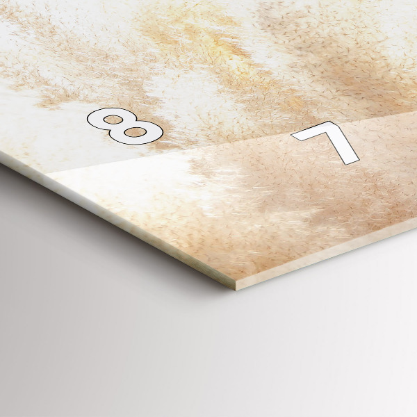 Vízszintes üvegóra Gabona absztrakció